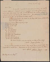 Letter from John Jay to Peter Jay Munro, October 27, 1757