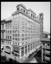 36th Street at the N.E. corner of 5th Avenue. Building.
