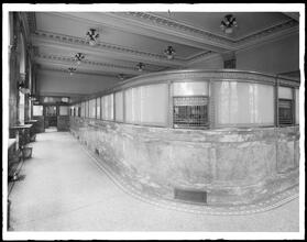 190-194 Spring Street at the N.W. corner Bowery. Germania Bank interior.