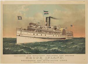 Providence and Stonington Steamship Co's. Steamer Rhode Island.