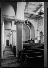 Park Avenue [Methodist Episcopal] Church. East side aisles and church from left front.