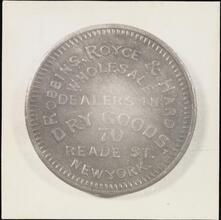 [Store card token for Robbins, Royce and Hard Dry Goods 70 Reade Street.]
