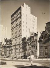 [Looking toward apartment house 79 East 79th Street.]