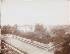 [Aerial view of the Morris-Jumel Mansion.]