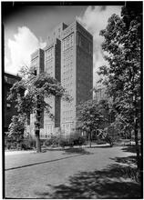 Eighteen Gramercy Park South. General view II, from Gramercy Park.