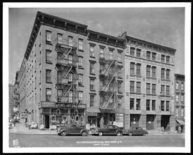 883-889 2nd Avenue between 47th and 48th Street. Old flat houses.