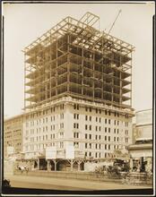 215 West 75th Street. Apartment building, construction view