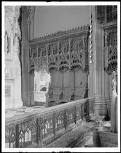 Trinity Church. Chancel, detail of credence.