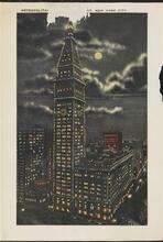 Metropolitan [Life Building at Nig]ht, New York City.