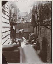 Baxter Street Alley, directly in the rear of Bandits' Roost.