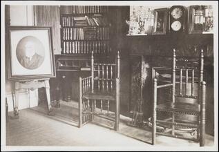 [Two Mayflower Chairs in the Faile Mansion.]