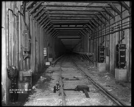 Unidentified tunnel.