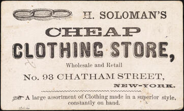 H. Soloman's Cheap Clothing Store