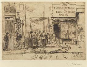 Along Bleecker Street