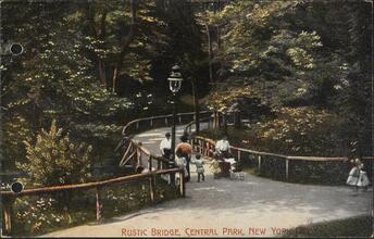 Rustic Bridge, Central Park, New York City