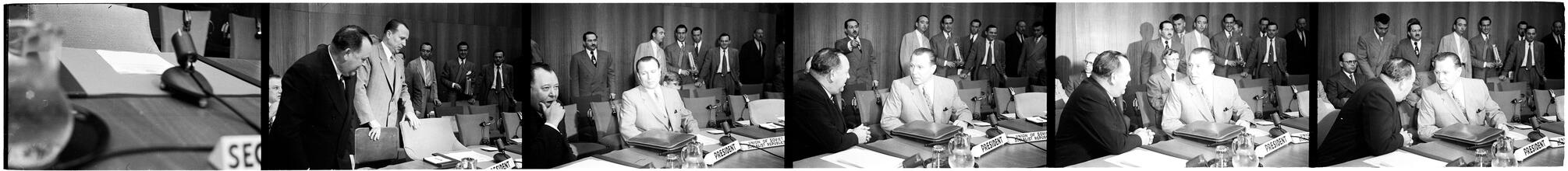 United Nations [Nasrollah Entezam at the General Assembly of the United Nations.]