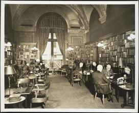1 West 54th Street. University Club. Interior, game room