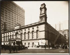 East 27th Street and Fourth Avenue. Old Madison Square Garden