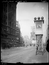 Broadway Series. Looking north from 44th Street. Hotel Astor at left - and Astor Theater at the corner of 45th Street.