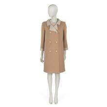 Ensemble comprising coat and dress