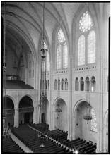 Riverside Church. View from east triforium gallery toward balcony.