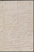 Letter from Anne Charlotte McAdam to Caroline De Lancey, May 30, 1849