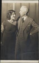 [Betty Simonoff and Harry Hershfield.]