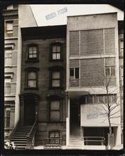 Glass-Brick and Brownstone Fronts, 209-211 East 48th Street