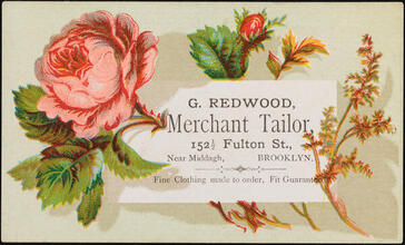 G. Redwood, Merchant Tailor