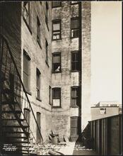 Mother of Zion M.E. Church W. 137 St. N.Y.C. 175 West 137 St. North Wall to East air court. View looking N.W. [...] First Second and Third Stories