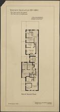 Tenement House on Lot 25 Ft. x 100 Ft. Plan of Second Floor