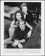 [Christopher Walken as Mickey, Sigourney Weaver as Darlene, and William Hurt as Eddie in "Hurlyburly".]