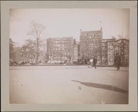[Union Square from the park.]