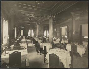 Hotel Woodward, Broadway, Southeast Corner 55th Street, Dining Room.