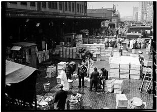 Exterior of the Fulton Fish Market.
