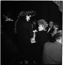 Champagne Cholly Book Party [People socializing.]
