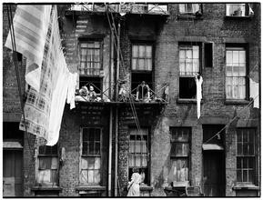 People on Fire Escapes