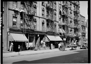 Street Scene, 133rd Street between Lenox and Fifth Avenues.