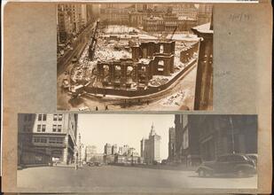 [Destruction of the City Hall Post Office; City Hall and the Municipal Building.]