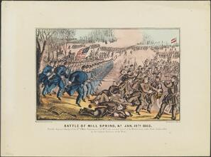 Battle of Mill Spring, Ky. Jan. 19th 1862.