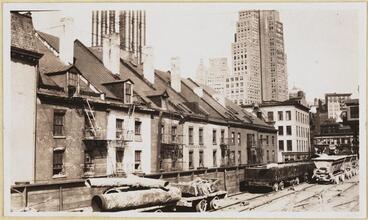 [Fulton Street looking west from South Street]