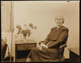 [Portrait of an Unidentified Woman at the St. Augustine School.]