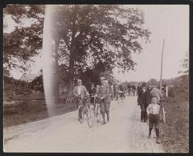 Bicycle Coasting Match, Mamaroneck, N.Y.