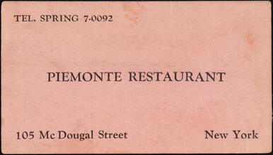 Piemonte Restaurant