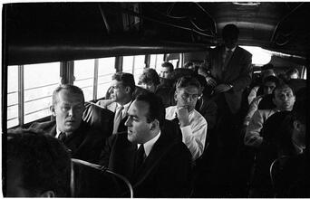 Vaughn Monroe [Inside the tour bus.]
