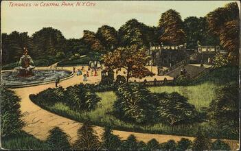 Terraces in Central Park, N. Y. City.