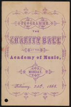 The Charity Ball at the Academy of Music