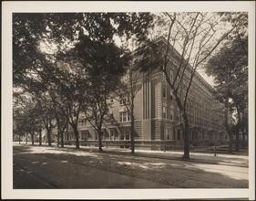 [Unidentified apartment building.]