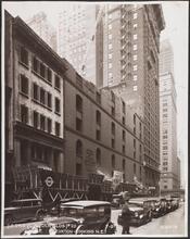 41st St. Elevation - Looking N.E. [Lincoln Building construction.]