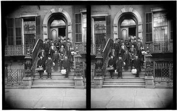 Children's Aid Society. Going West. Last party sent out by Mrs. John Jacob Astor before her death.